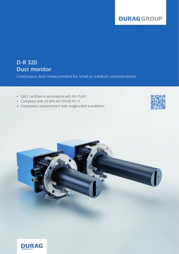 D-R 320 Cross stack optical PM monitor for particulate emission compliance