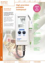 Handheld Food and Dairy pH Meter [HI-99161N] - 1