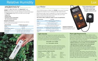 HANNA instruments 2012 Hydroponics Catalog - 11