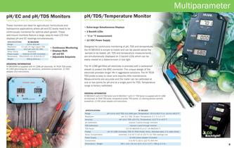 HANNA instruments 2012 Hydroponics Catalog - 9