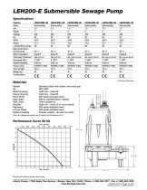 LEH200-E Series Sewage Pumps - 2