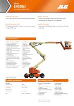 JLG E450AJ - Articulated boom platform sold by Mollo Srl (Ad code: PN314)