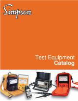 Test Equipment Catalog - 1