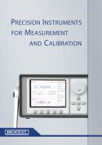 PRECISION INSTRUMENTS FOR MEASUREMENT AND CALIBRATION - 1