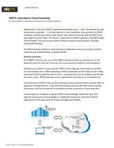 ANSYS Licensing for Cloud Computing - 1