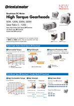 High Torque Gearheads