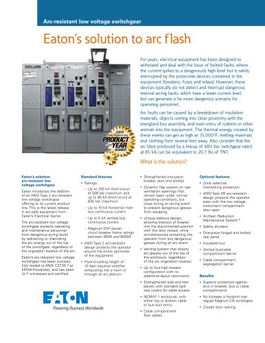 Eaton?s solution to arc flash