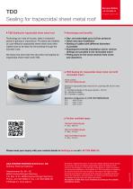 TDD Sealing for trapezoidal sheet metal roof-2