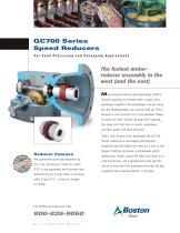 QC700 Series Speed Reducers for Food Processing and Packaging - 1