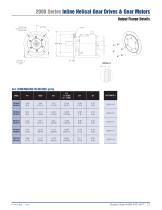 Series 2000 Inline Helical Gear Drives & Gear Motors-23