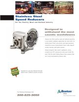Stainless Steel Speed Reducers for Food-1