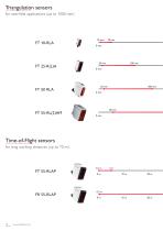 Product overview Sensors Sensors for factory automation - 10