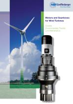 Motors and Gearboxes for Wind Turbins - 1