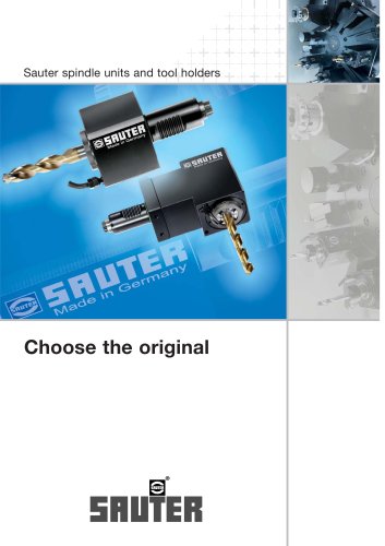 R 64: Sauter spindle units and tool holders