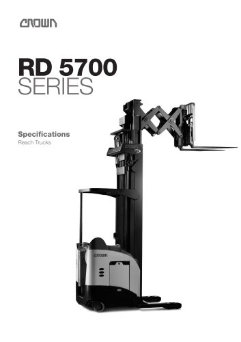 Double-Deep Pantograph Reach Trucks for Narrow Aisles RD 5700