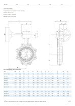 ITEM 385,386,387 - Butterfly valve to be inserted between flanges, ?Lug? type. - 8