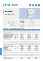 Britec T1+T2 surge Arrester BR-12.5M 3+1 BR12.5M 1+1