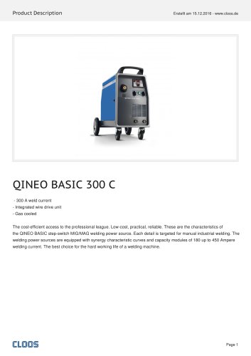 QINEO BASIC 300 C 2016