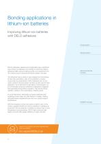 Adhesives and encapsulants for automotive batteries - 2