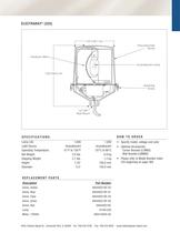 225 Electraray® Rotating Warning Light - 2