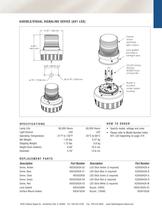 AV1-LED LED Flashing Combination Audible/Visual Signal - 2