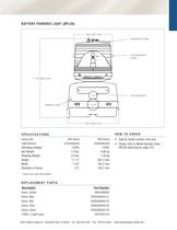 BPL26 Battery Powered Warning Light - 2