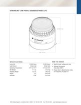 LP7 StreamLine® Low Profile Combination Sounder/Strobe - 2