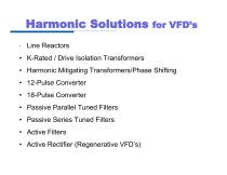 VTdrive - Harmonic Distortion from Variable Speed Drives(VSD) - 21