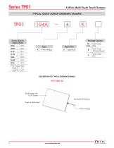 TP01 Series Multi-Touch Resistive Touch Screens with Smooth, Light Operation-4