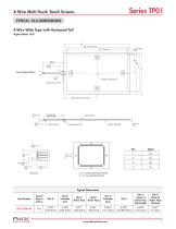 TP01 Series Multi-Touch Resistive Touch Screens with Smooth, Light Operation-7
