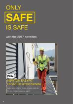 Fall protection systems / Personal protective equipment for the prevention of falls 2017-8