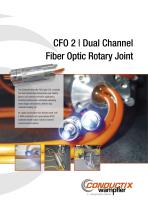 CFO 2 | Dual Channel Fiber Optic Rotary Joint - 1