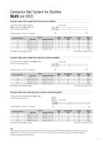 Conductor Rail System for Shuttles Multi Line Program 0835 - 11