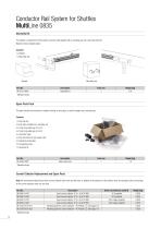 Conductor Rail System for Shuttles Multi Line Program 0835 - 12