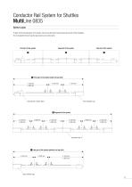 Conductor Rail System for Shuttles Multi Line Program 0835 - 13