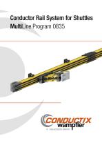 Conductor Rail System for Shuttles MultiLine 0835 - 1