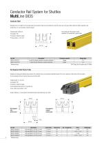 Conductor Rail System for Shuttles MultiLine 0835 - 8