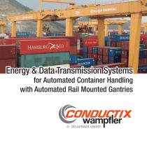 Energy & Data Transmission Systems for Automated Container Handling with Automated Rail Mounted Gantries - 1