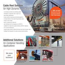 Energy & Data Transmission Systems for Automated Container Handling with Automated Rail Mounted Gantries - 2