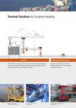 Energy & Data  Transmission Systems for  Container Handling Equipment - 4