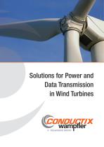 Solutions for Power and  Data Transmission  in Wind Turbines - 1