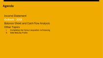 Debt investor Call First Quarter-11