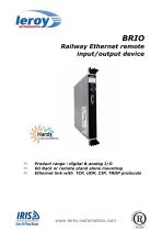 Railway Basic Remote Input Output device - LEROY AUTOMATION - PDF ...