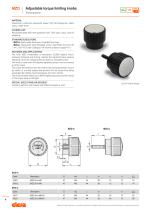 Fluted grip, three-arm, wing knobs with torque limiting - 4