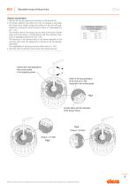 Fluted grip, three-arm, wing knobs with torque limiting - 5