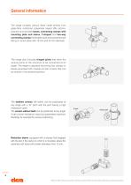 Technopolymer connecting clamps and hinged joints for tubes - 4