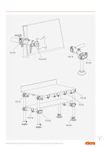 Technopolymer connecting clamps and hinged joints for tubes - 7