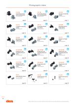 Technopolymer connecting clamps and hinged joints for tubes - 8