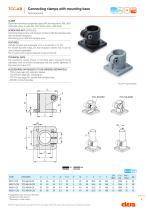 Technopolymer connecting clamps and hinged joints for tubes - 9