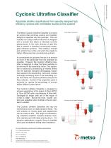 Cyclonic Ultrafine Classifier Technical Data Sheet - 1